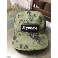 Supreme SS12 Olive Camel Camp Cap Rare Leopard CDG North Face Paisley  eb-40327531